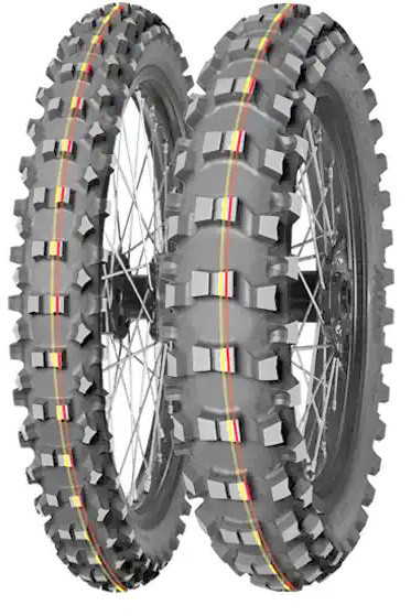 Mitas Terra Force-MX SM Červená+Žltá 70/100-10 41J R TT Soft to Medium NHS